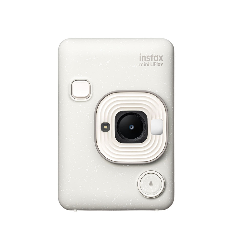 Cámara instantánea Fujifilm Instax Mini LiPlay, impresión desde smartphone, filtros, audio QR, blanco
