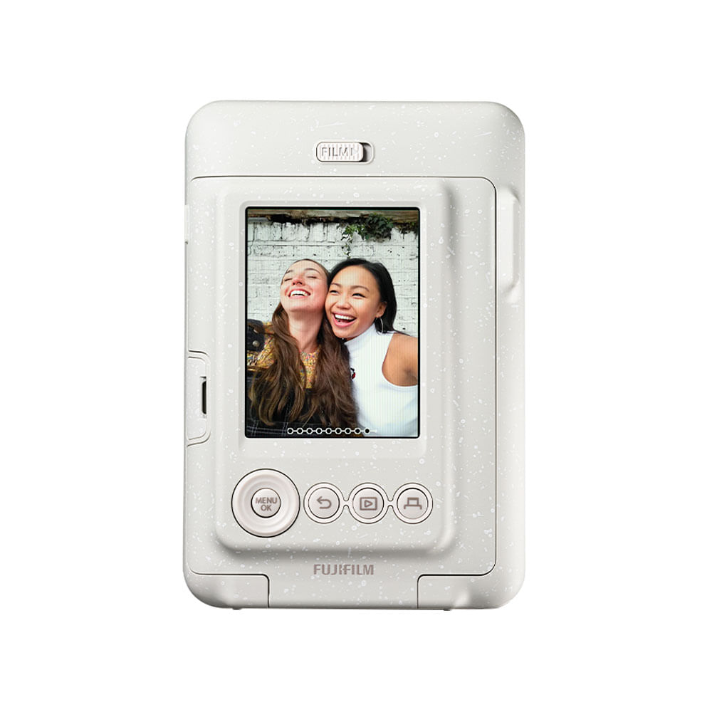 Imagen 2 del producto Cámara instantánea Fujifilm Instax Mini LiPlay, impresión desde smartphone, filtros, audio QR, blanco