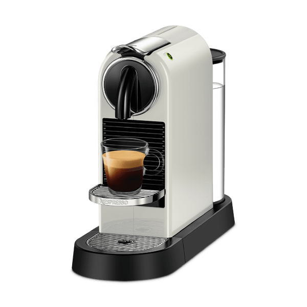 Cafetera Nespresso Citiz Original, diseño retro moderno, capacidad 1L, blanco