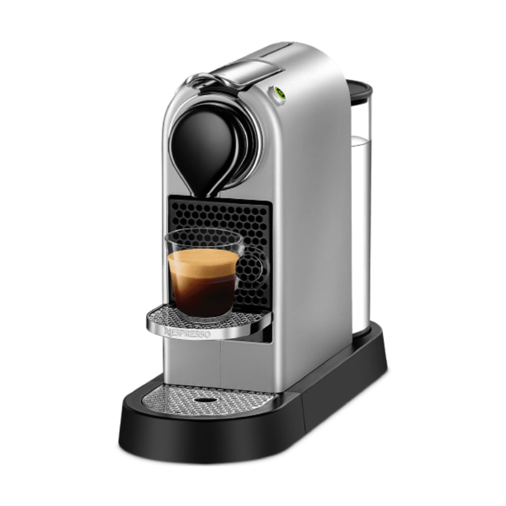 Cafetera Citiz Original Nespresso, diseño retro-moderno, capacidad de 1 litro, gris