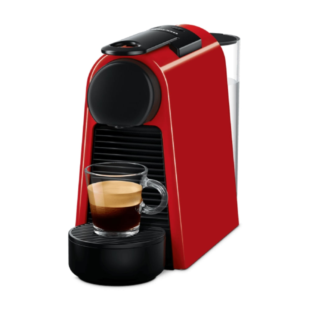 Cafetera Essenza Mini D30 Original Nespresso, 1200 W, luz de encendido, rojo