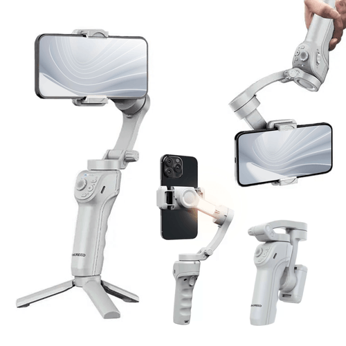Gimbal estabilizador profesional PROGYRO, 3 ejes para celular, portátil, recargable
