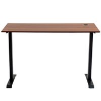Escritorio fijo Dreizt FixDesk caramelo 120x60cm, estructura de acero, tablero MDF resistente, capacidad de 200 kg