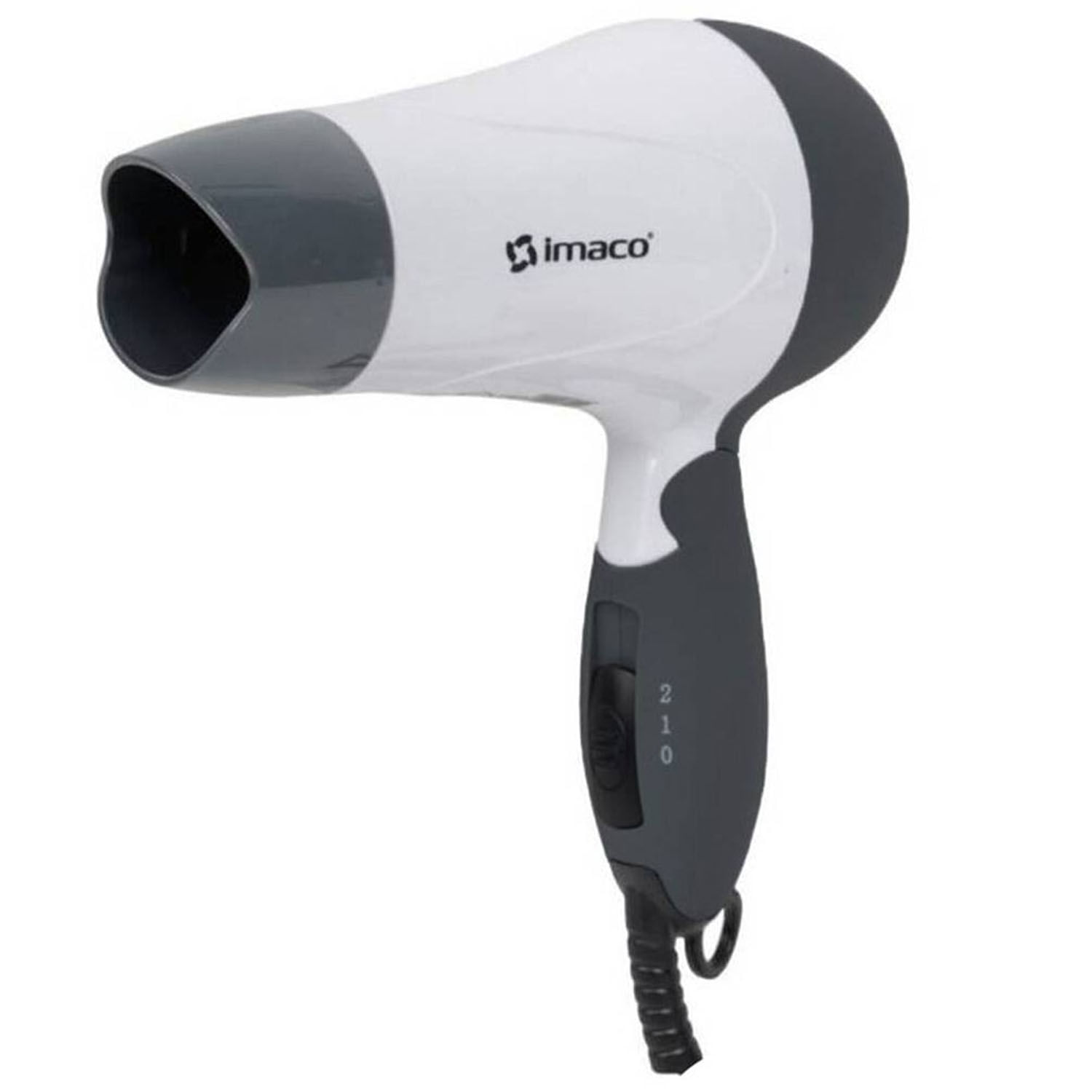Secador de cabello profesional Gama Eolic, 1600W, mango plegable, boquilla concentradora, Ceramic Ion para secado uniforme
