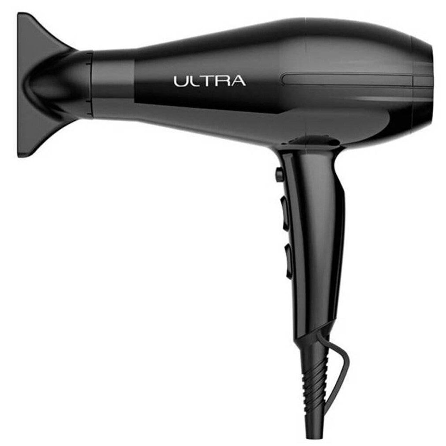 Secadora profesional Salon Exclusive Ultra Ion 2200W con motor AC, tecnología Tourmaline, función Ion Plus, boquillas