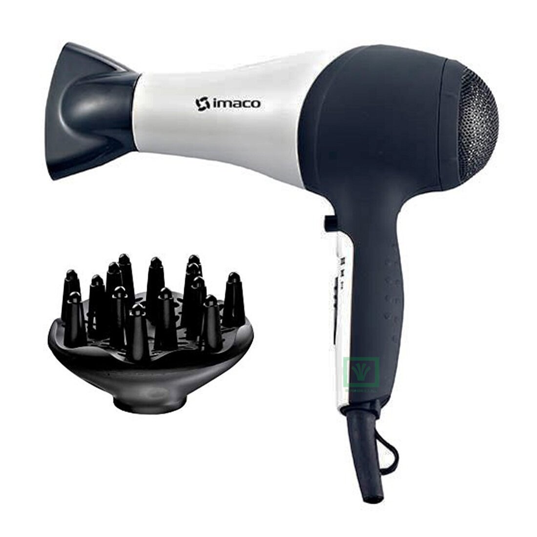 Imagen 2 del producto Secadora de cabello Imaco HD1850 1800W con 3 niveles de calor, 2 velocidades, difusor y boquilla