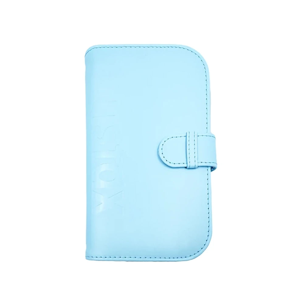 Álbum Fujifilm Instax Sky, capacidad para 108 fotos, correa incluida, diseño compacto, azul