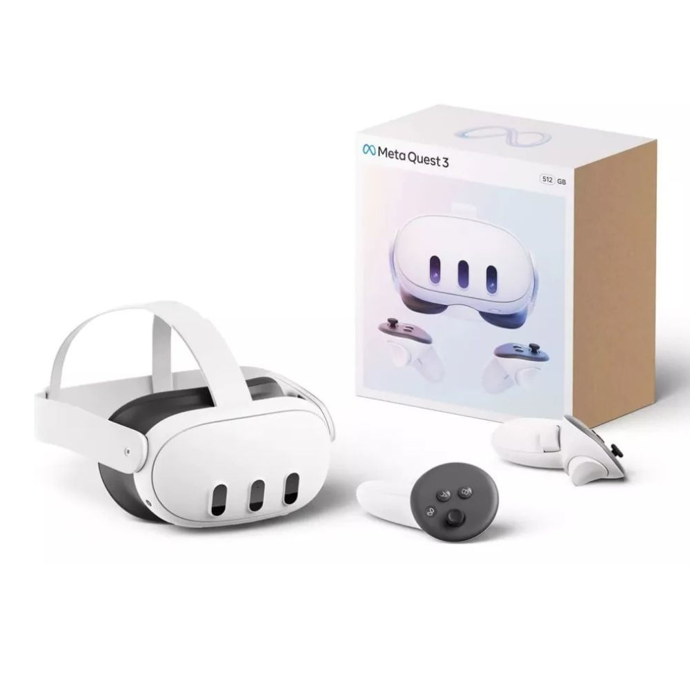 Imagen 2 del producto Lentes de realidad virtual Meta Quest 3 512GB, inalámbricas, gráficos avanzados y diseño ergonómico, blanco
