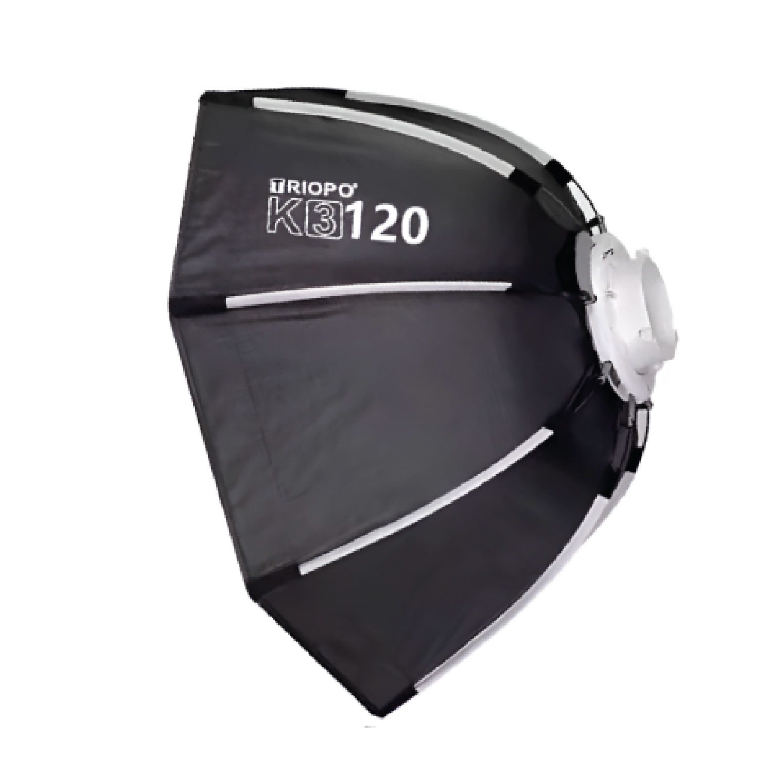 Octabox Triopo K3 plegable 120 cm, compatible Bowens, iluminación suave