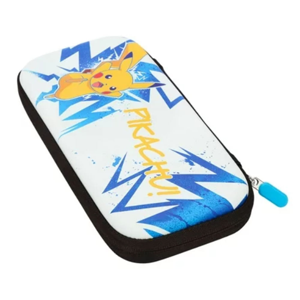Imagen 2 del producto Mando y funda Pikachu para Nintendo Switch PowerA, alto voltaje, amarillo y blanco