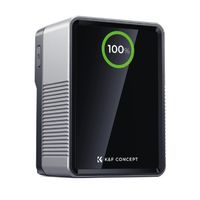 Batería K&F Concept V-Mount, 99Wh 6700mAh con carga rápida 65W, pantalla OLED, múltiples puertos de salida