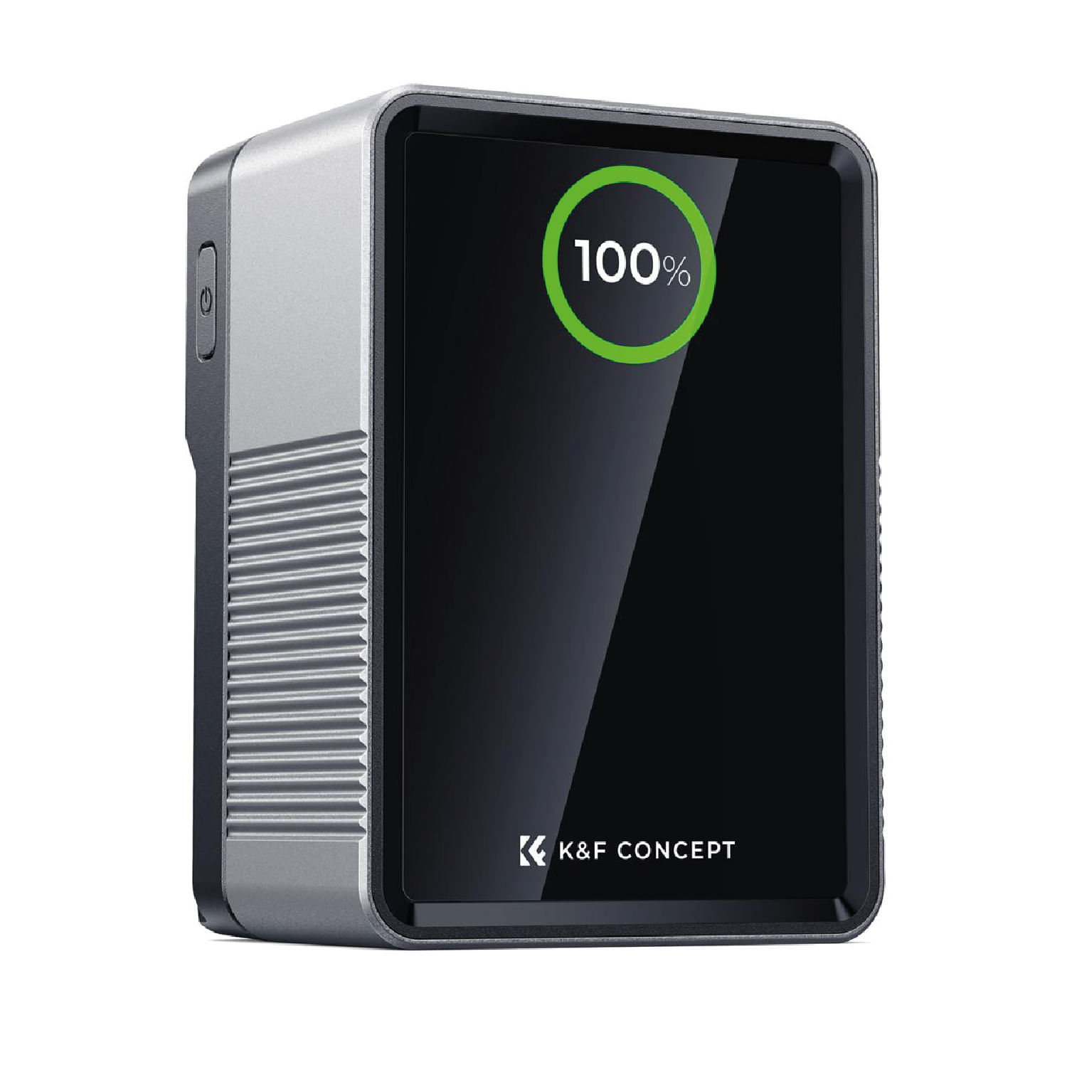 Batería K&F Concept V-Mount, 99Wh 6700mAh con carga rápida 65W, pantalla OLED, múltiples puertos de salida