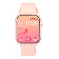 Smartwatch T900 Pro Max Serie 10 Evo pantalla 2.29""/HD, llamadas bluetooth, monitoreo de salud, batería hasta 48 horas, rosado