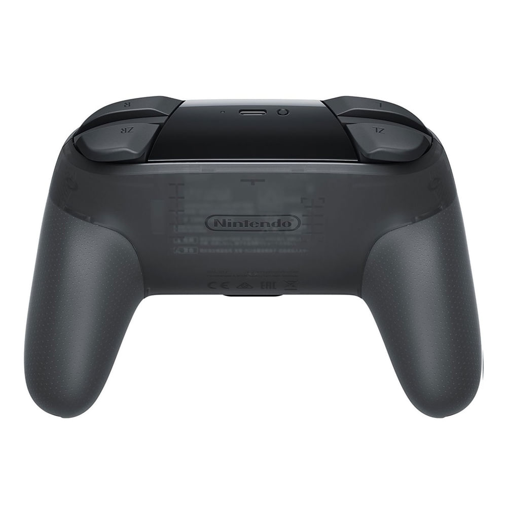 Imagen 2 del producto Control Pro Controller Nintendo Switch gris, inalámbrico, batería 40h, USB carga, agarre ergonómico clásico