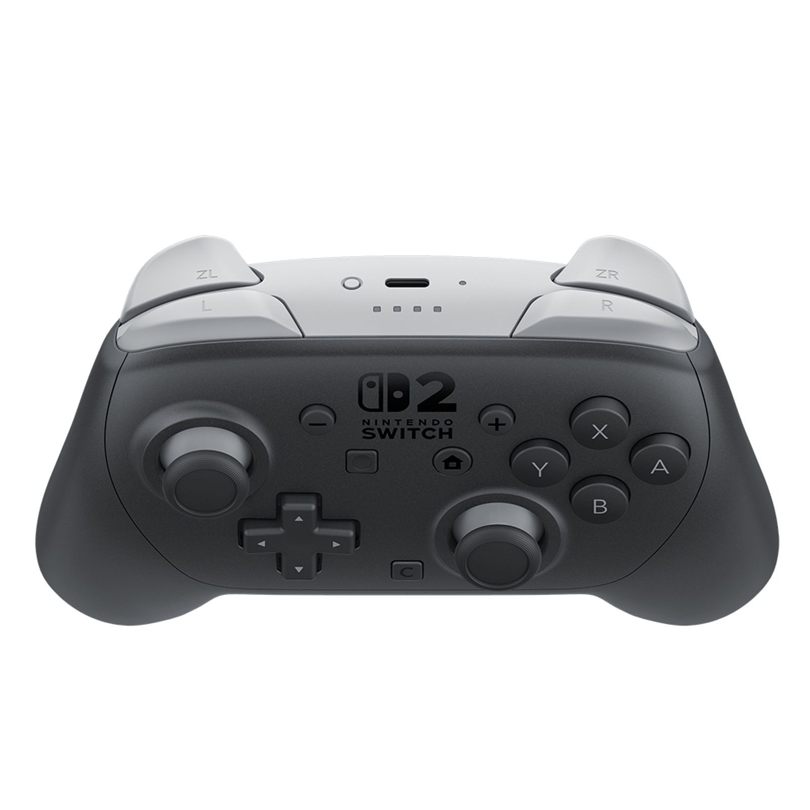 Imagen 2 del producto Mando Pro Control Para Nintendo Switch 2 bluetooth, batería recargable, gris