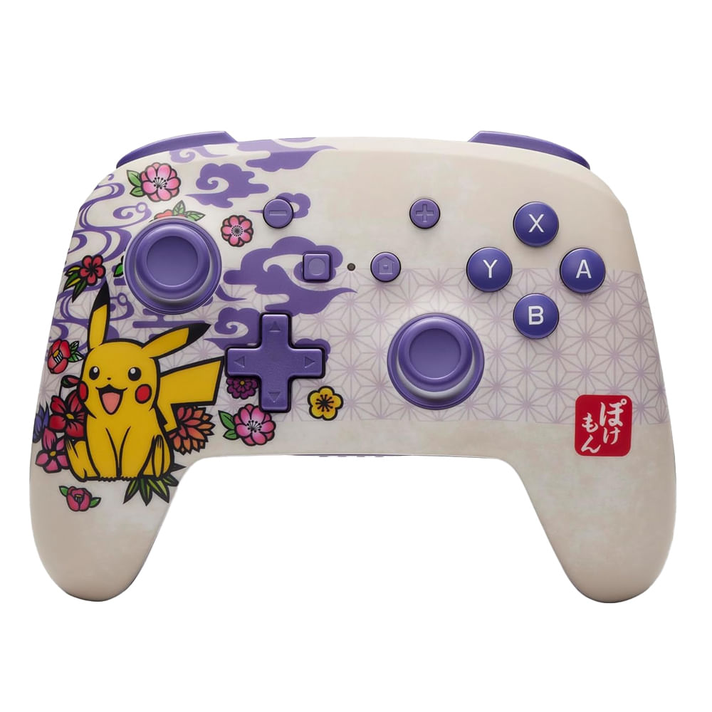 Mando inalámbrico PowerA Pikachu Blossom para Nintendo Switch, bluetooth