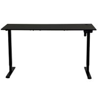 Escritorio eléctrico Dreizt XDesk Smart 150x60cm, altura regulable con motor silencioso, estructura de acero, negro