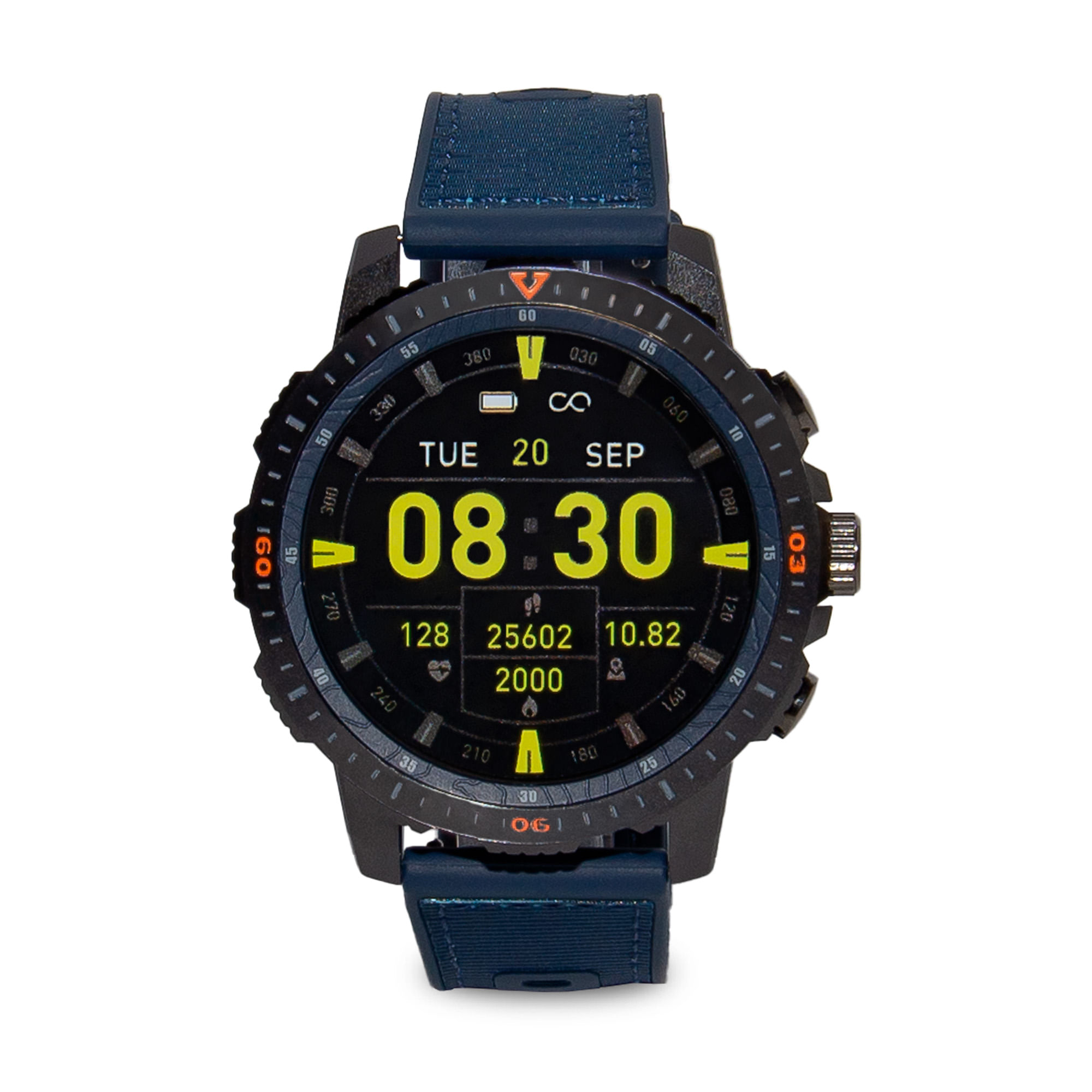 Smartwatch SmartTime SR08 pantalla 40mm/LTPO OLED, llamadas bluetooth, sensores de salud, batería hasta 18 horas, azul