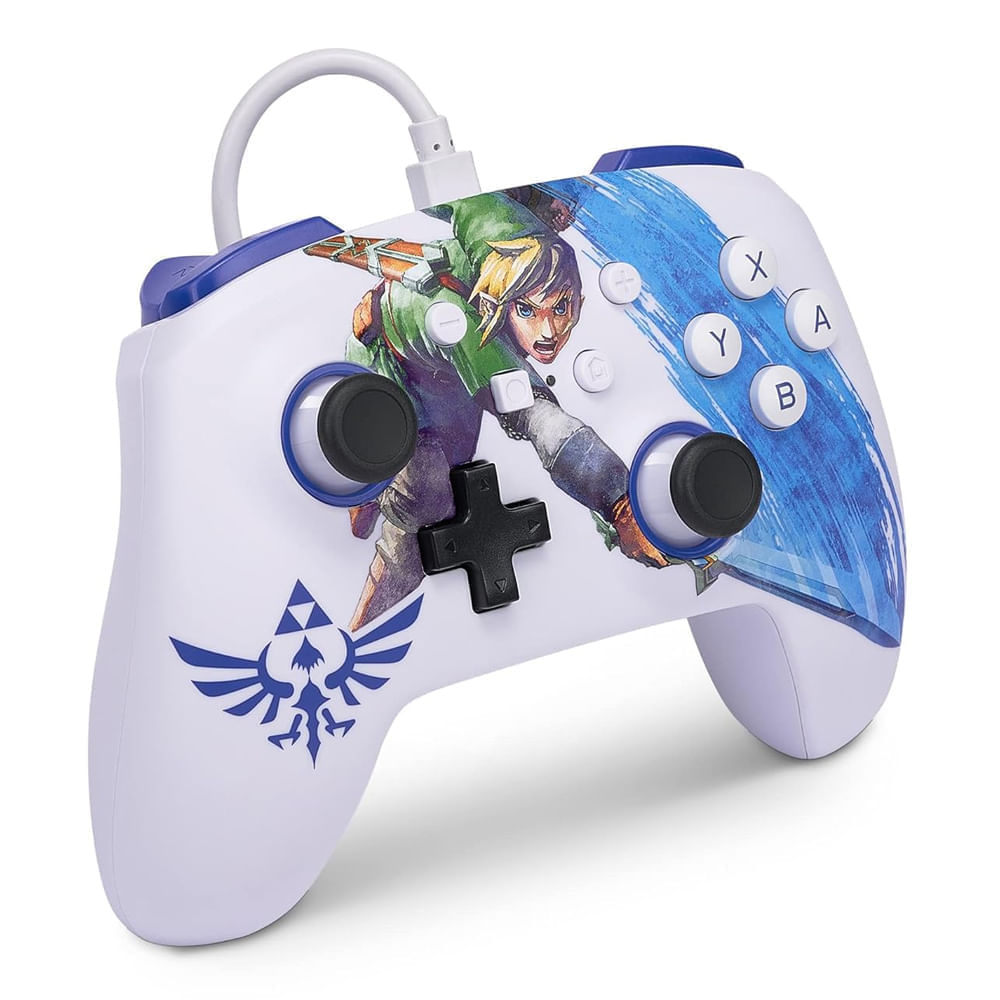 Imagen 2 del producto Mando Nintendo Switch PowerA Master Sword Zelda con funda, cableado, botones avanzados