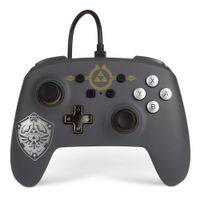 Mando Nintendo Switch Zelda PowerA Hylian Shield con cable 3m, botones mapeables y Jack 3.5 mm