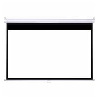 Pantalla Ecran Teros TE-9062W para proyector 100"" manual, retráctil, blanco mate