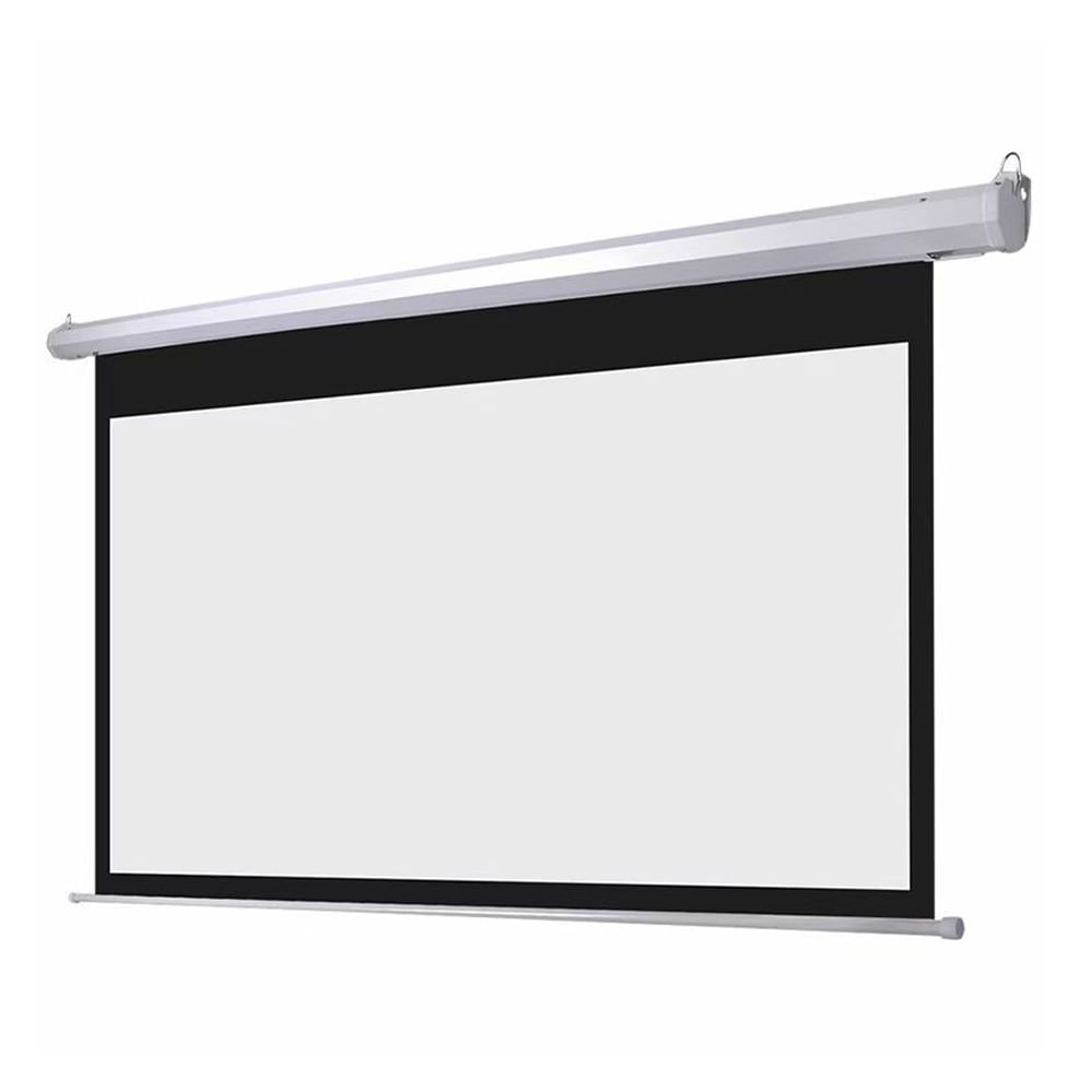 Imagen 2 del producto Pantalla Ecran Teros TE-9062W para proyector 100"" manual, retráctil, blanco mate