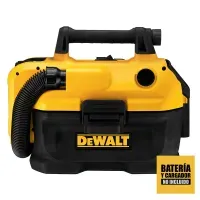 Aspiradora DeWalt DCV580H 20V seco y húmedo, 7.5L, filtro lavable, tanque 2 galones