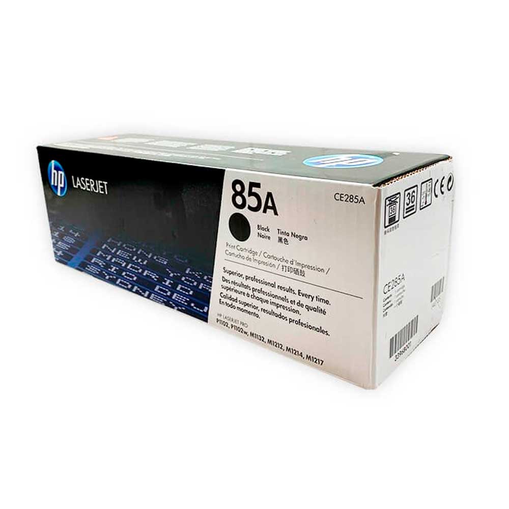 Imagen 2 del producto Tóner 85A HP CE285A para impresora LaserJet Pro P1102/M1212, capacidad 1600 páginas, negro
