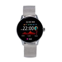 Smartwatch SmartTime SR06 pantalla 37mm/LTPO OLED, sensores de salud y deportivos, llamadas bluetooth, batería hasta 12 horas, plateado