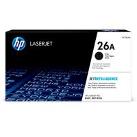 Tóner 26A HP CF226A para impresora LaserJet Pro M402/MFP M426, capacidad 3100 páginas, negro