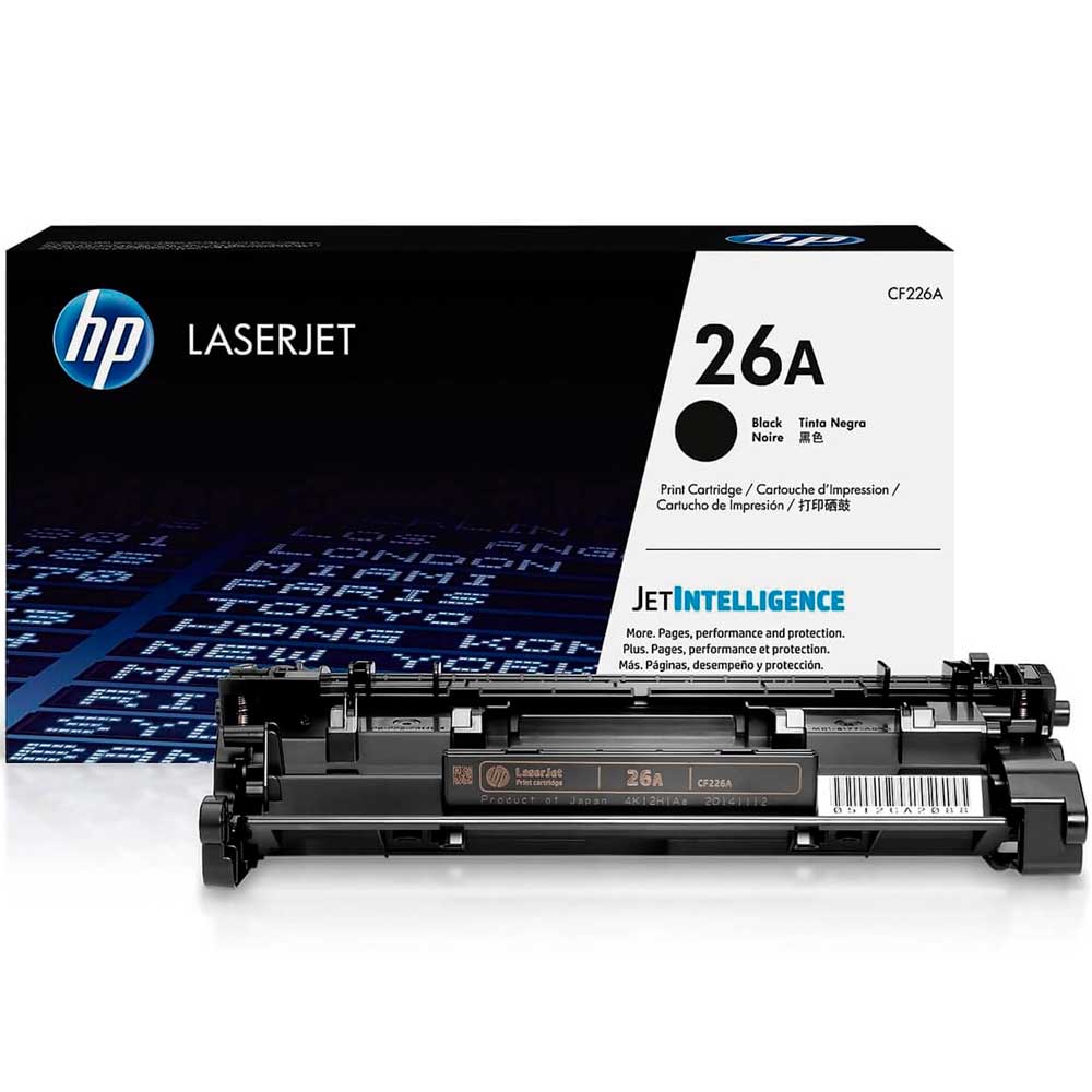 Imagen 2 del producto Tóner 26A HP CF226A para impresora LaserJet Pro M402/MFP M426, capacidad 3100 páginas, negro