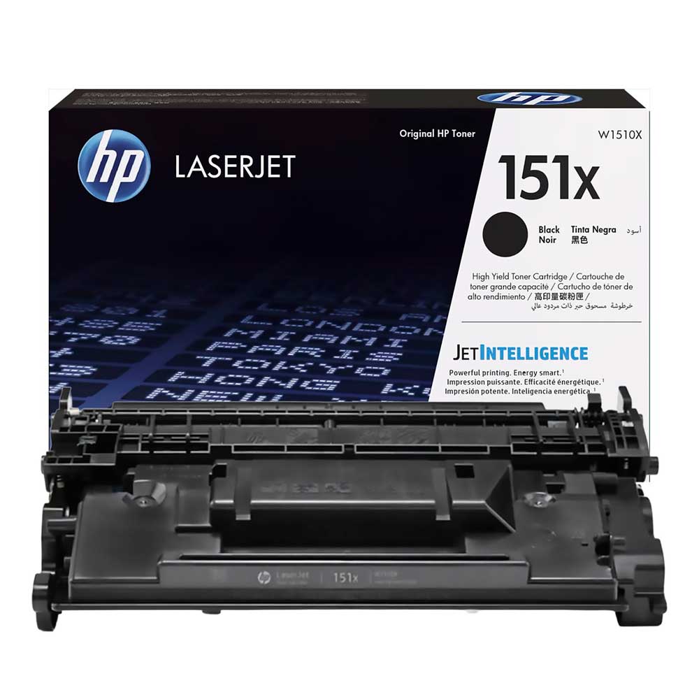 Tóner 151X HP W1510X original, para LaserJet 4003A, rendimiento 9700 páginas, negro