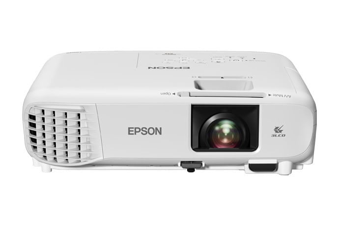 Proyector Epson PowerLite X49 3600 lúmenes, resolución XGA 1024x768, 3LCD, HDMI, RJ-45, hasta 12.000 horas de vida útil en modo ECO
