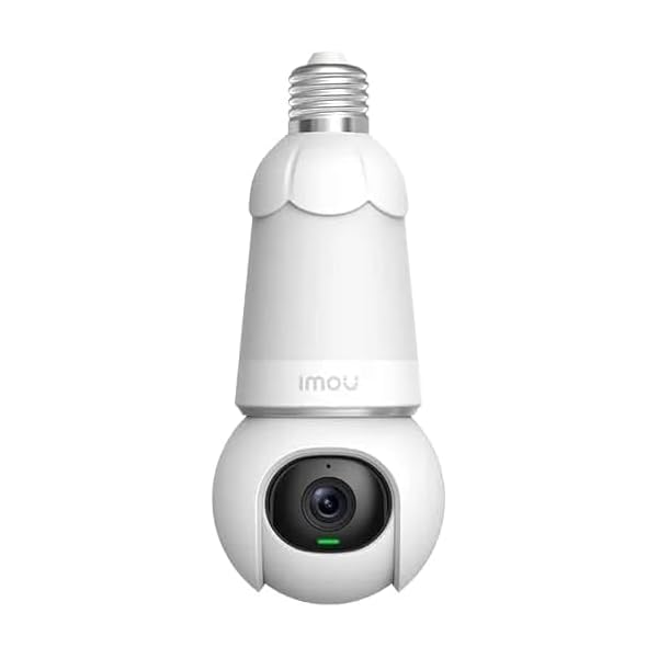 Cámara Wi-Fi IMOU Bulb 2K 3MP tipo foco, visión nocturna a color, paneo 360°, lente 2.8mm, sirena de seguridad