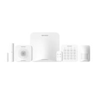Kit alarma inalámbrica Hikvision AX Home DS-PA201PS-KIT-16WB, soporta 16 zonas, conexión Wi-Fi