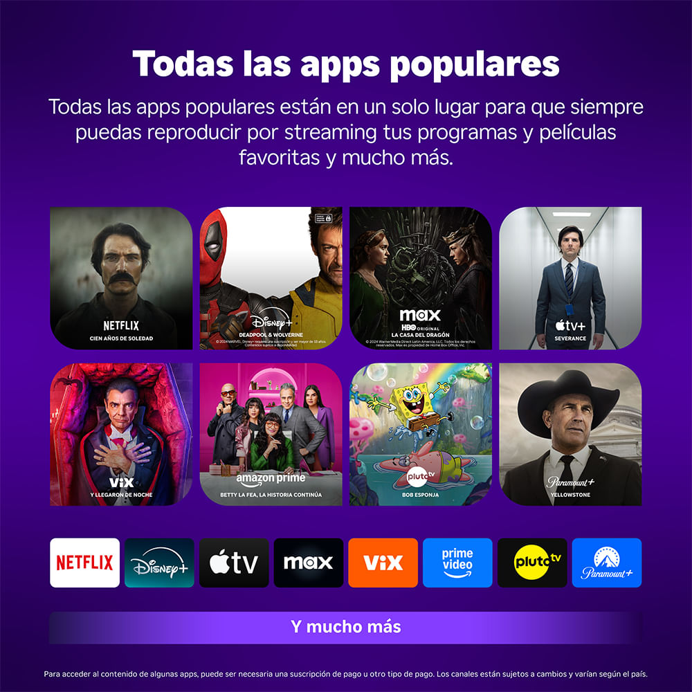 Imagen 2 del producto Convertidor a Smart TV Roku Streaming Stick FHD con control remoto, diseño portátil, configuración sencilla