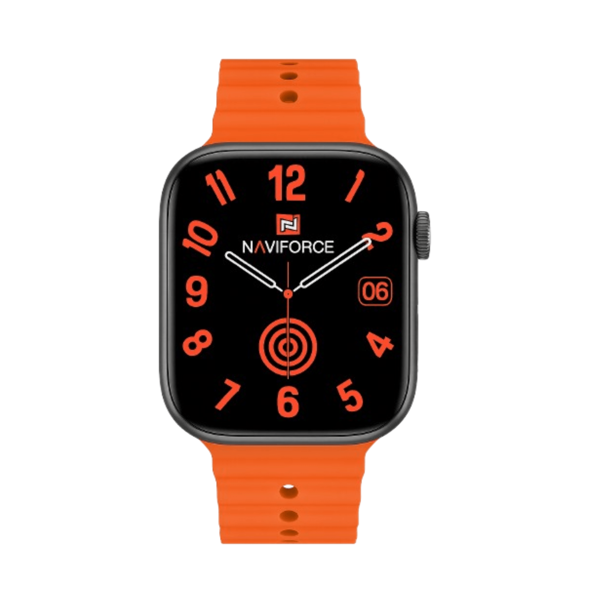 Imagen 2 del producto Smartwatch Naviforce NT13 pantalla 47mm/LTPO OLED, sensores de salud, modos deportivos, batería hasta 18 horas, anaranjado