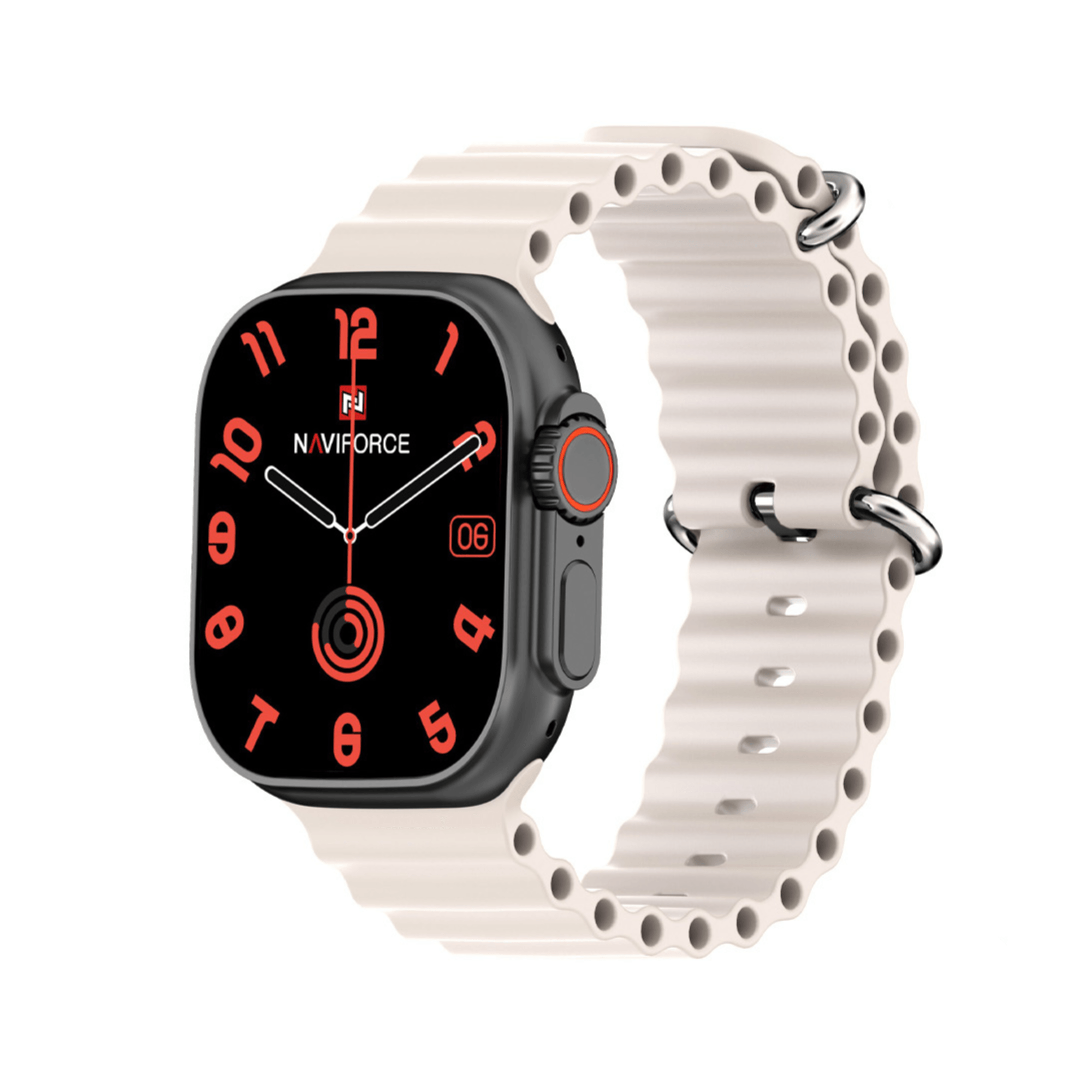 Imagen 1 del producto Smartwatch Naviforce NT13, pantalla LTPO OLED, sensores de salud, modos deportivos, beige