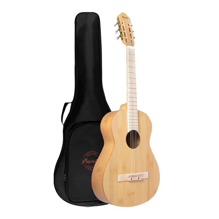 Guitarra clásica Bamboo Balance 39" modelo GC-39-BAMBOO, cuerpo de bambú, 19 trastes