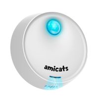 Eliminador automático de olores con sensor inteligente y luz LED, recargable, ideal para mascotas y hogar