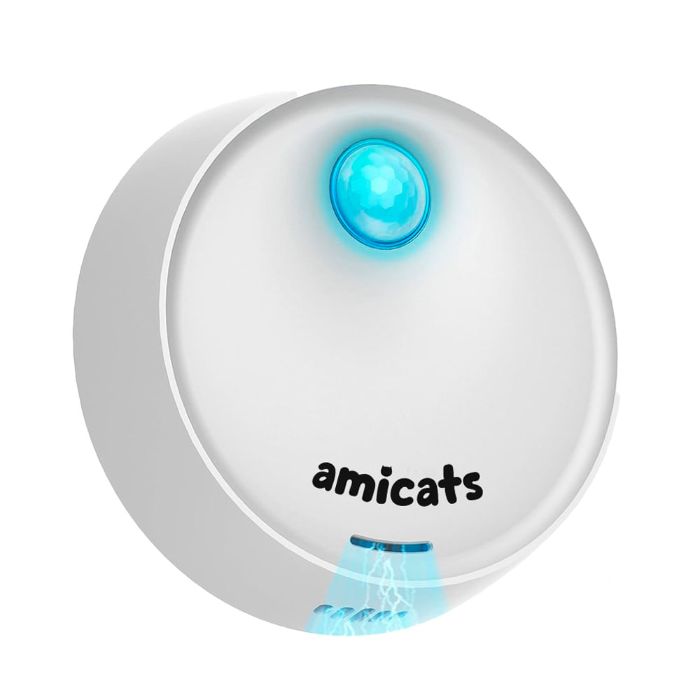 Eliminador automático de olores con sensor inteligente y luz LED, recargable, ideal para mascotas y hogar