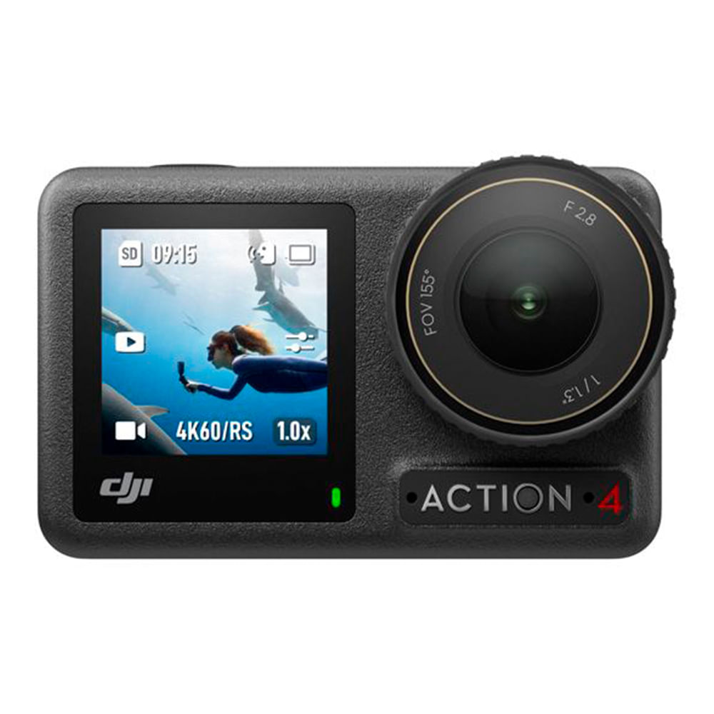 Cámara DJI Osmo Action 4 Adventure Combo con estabilización avanzada, grabación 4K HDR y accesorios incluidos para aventuras extremas