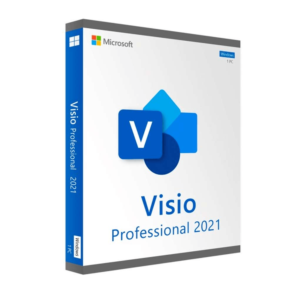 Licencia digital Microsoft Visio 2021 Professional, 1 dispositivo, compatible con Windows 10 y 11, duración permanente