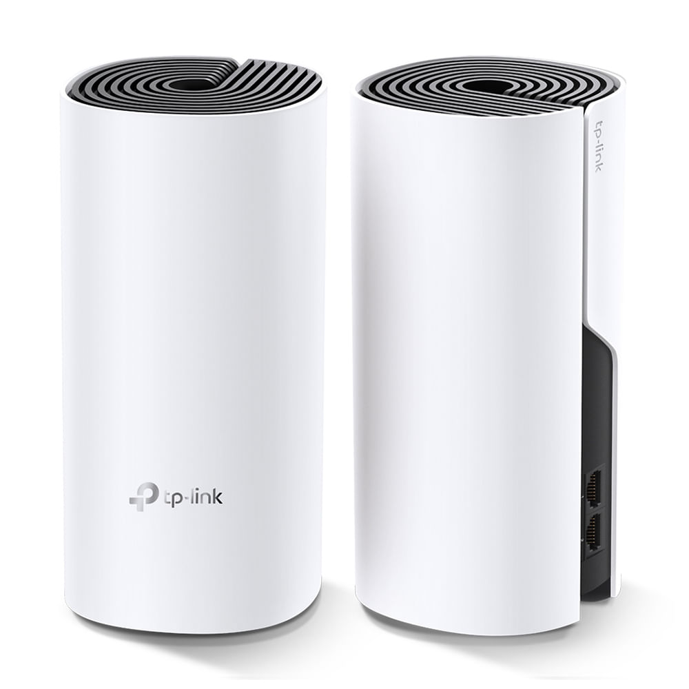 Imagen 2 del producto Sistema Mesh TP-Link Deco M4-2 AC1200 2 Pack, cobertura total, doble banda, router y AP, 2 puertos LAN, antenas internas, blanco