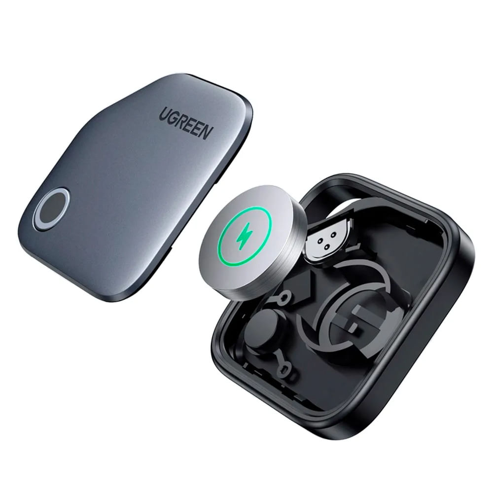 Imagen 2 del producto Rastreador Ugreen CM816 bluetooth con alarma, compatible con Apple Find My, negro