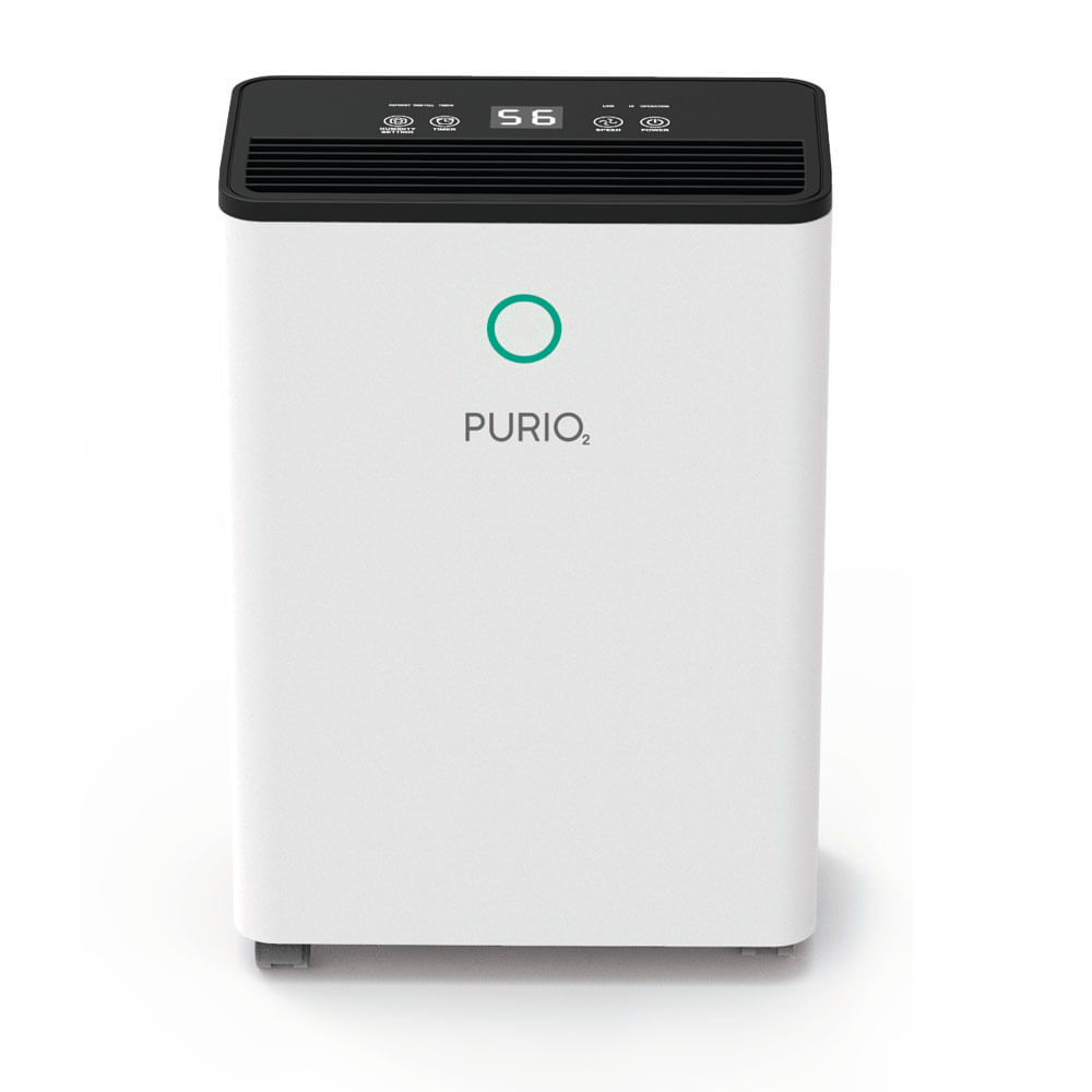Imagen 1 del producto Deshumedecedor ultra compacto Purio PULSAR 12L, tanque 2L, panel táctil, blanco