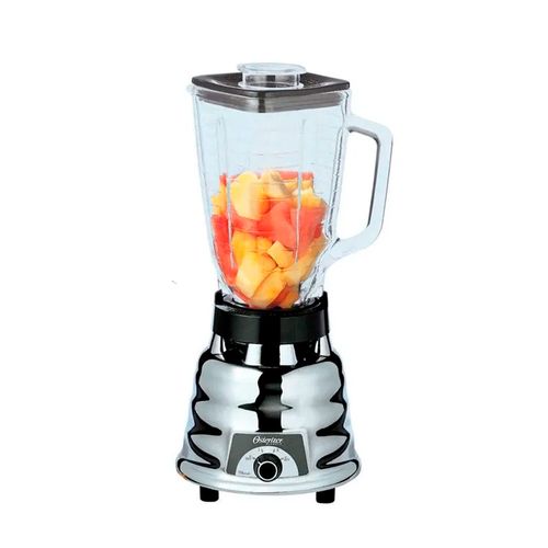 Licuadora Oster 0250, 1.25  litros, 600 W, 2 velocidades, vaso de vidrio, All-Metal Drive®, cromado