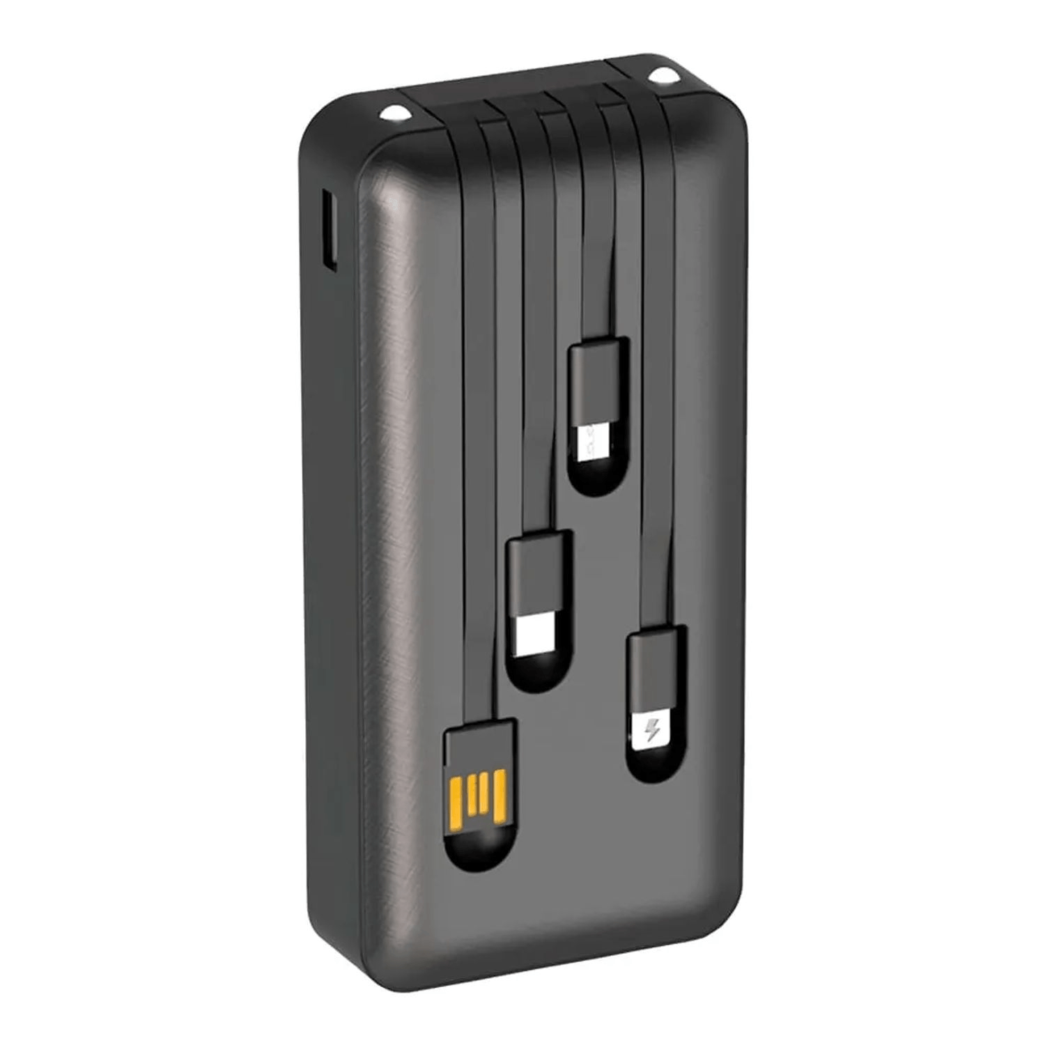 Imagen 2 del producto Power Bank 20.000 mAh con múltiples salidas y linterna Dual, energía sin límites, negro