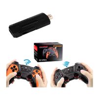 Consola Retro Game Stick X2 Ultra 128GB con mandos recargables, más de 40,000 juegos y emuladores para TV, HDMI