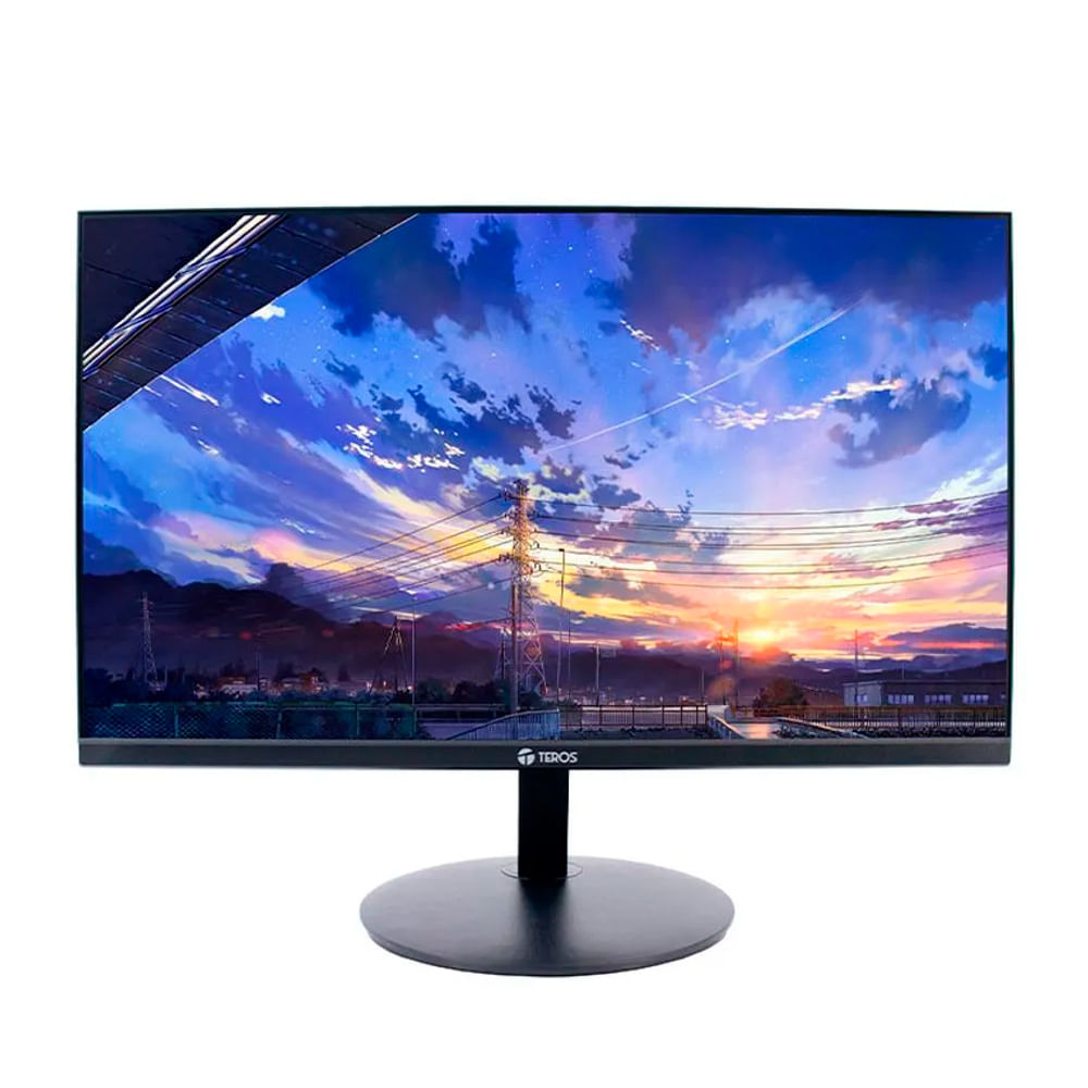 Monitor Teros TE-2130CS 21.5" FHD IPS, 100Hz, HDMI & VGA, VESA, GamePlus, Low Blue Light, FPS/RTS, 1500:1 contraste, negro
